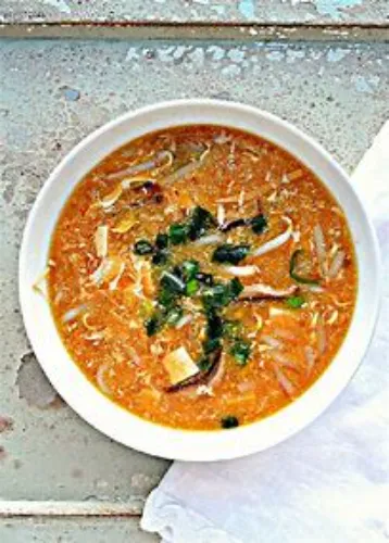 Hot And Sour Chicken Soup